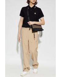 Moncler - Polo With Logo Patch - Lyst