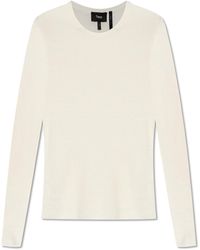 Theory - Fitted Long-Sleeve Top - Lyst