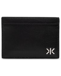 KENZO - Leather Card Holder With Logo - Lyst