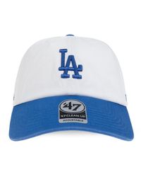 Sporty & Rich X La Dodgers Cotton Baseball Cap in Blue | Lyst