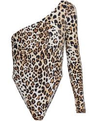 DSquared² - One-Piece Swimsuit With Animal Print - Lyst