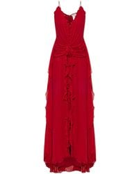 Blumarine - Strappy Dress With Draping - Lyst