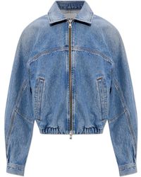 Agolde - 'Dixon Cocoon' Denim Jacket - Lyst