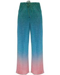 Oséree - Trousers With Lurex Thread - Lyst