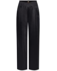 Cult Gaia - 'Tasha' Satin Trousers - Lyst