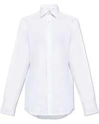 Etro - Shirt With Embroidered Logo - Lyst