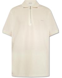 Moncler - Polo Shirt With Logo, - Lyst