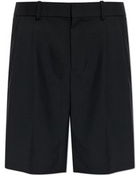 Balmain - Wool Shorts - Lyst