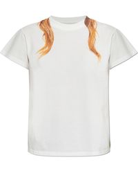 MM6 by Maison Margiela - T-Shirt With Print - Lyst