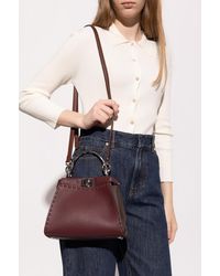 Fendi - Peekaboo Mini Hand Bag - Lyst