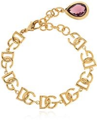 Dolce & Gabbana - Bracelet With Shimmering Crystals - Lyst