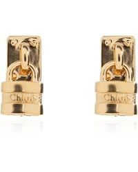 Chloé - Brass Earrings - Lyst