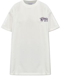 The Attico - T-Shirt From The "Il Primo Bagno" Collection - Lyst