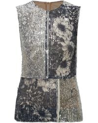 Maison Margiela - Top With Shimmering Sequins - Lyst