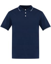Giorgio Armani - Cotton Polo - Lyst