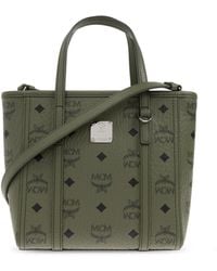 MCM - Handbag With 'visetos' Print, - Lyst