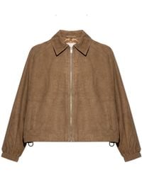 Gestuz - Suede Jacket "Gzestelle" - Lyst
