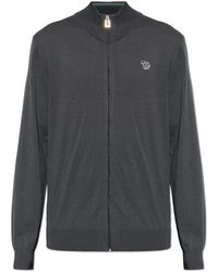Paul Smith - Cardigan With Logo Patch - Lyst