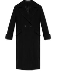 AllSaints - ‘Mabel’ Double-Breasted Coat - Lyst