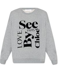 See By Chloé Printed Sweatshirt - Grey
