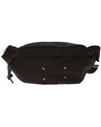Maison Margiela Logo Belt Bag - Black