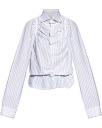 Maison Margiela - Shirt With Stripe Pattern - Lyst