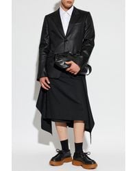 McQueen - Linen Blazer With Double Vent - Lyst
