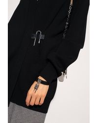 Givenchy Leather Bracelet Unisex Black