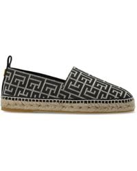 Balmain - Espadrilles With Monogram - Lyst