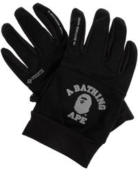 A Bathing Ape - Gloves With Logo - Lyst