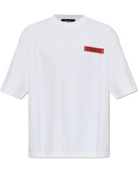 DSquared² - Cotton T-Shirt With Printed Logo - Lyst