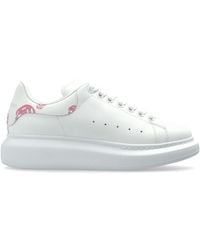 McQueen - Leather Sports Shoes With Logo - Lyst