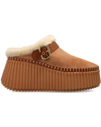 Chloé - 'Nama' Suede Platform Shoes - Lyst