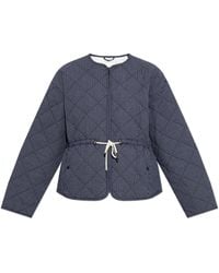 Rethinkit Studios - Quilted Jacket With Check Pattern - Lyst