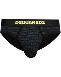 DSquared² - Cotton Briefs With Monogram - Lyst