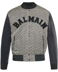 Balmain - Jacket With Logo - Lyst