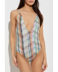 Missoni - One-Piece Swimsuit With Lurex Thread - Lyst