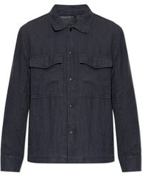 Rag & Bone - Linen Jacket With Pockets - Lyst