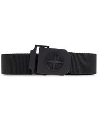 Stone Island - Belt With Logo - Lyst