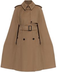 Burberry - "Bellemont" Poncho - Lyst