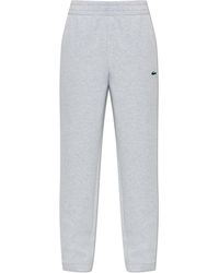 Lacoste - Sweatpants With Logo Appliqué - Lyst