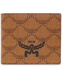 MCM - 'himmel Bifold' Leather Wallet, - Lyst