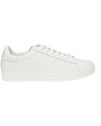 EA7 - Shoes Leather Trainers Sneakers - Lyst