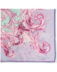 Versace Jeans Couture - Scarf With 'Barocco' Pattern - Lyst