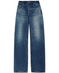 McQueen - Jeans With Vintage Effect - Lyst