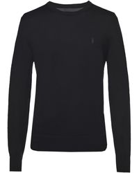 AllSaints - 'Mode' Logo-Embroidered Sweater - Lyst
