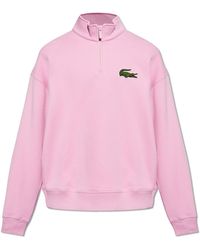 Lacoste - Sweatshirt With Stand-Up Collar - Lyst