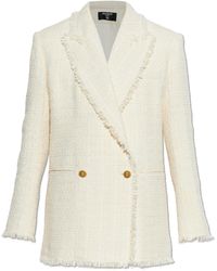 Balmain - Tweed Blazer With Lurex Thread - Lyst