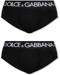 Dolce & Gabbana - Logo Briefs 2-Pack - Lyst