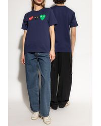 COMME DES GARÇONS PLAY - T-Shirt With Printed Logo - Lyst